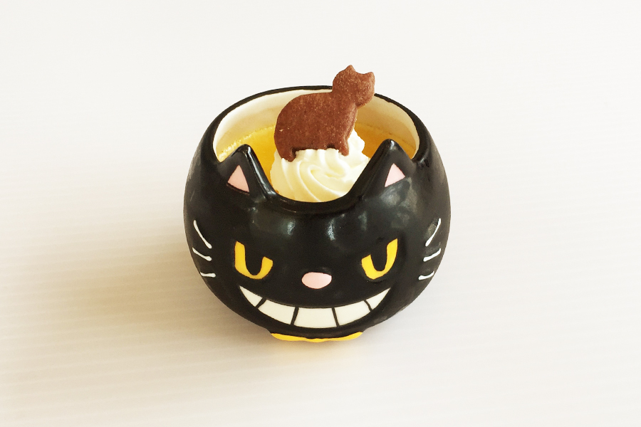 黒ネコのパンプキンプリン